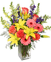 Spring Blush Bouquet Floral Arrangement